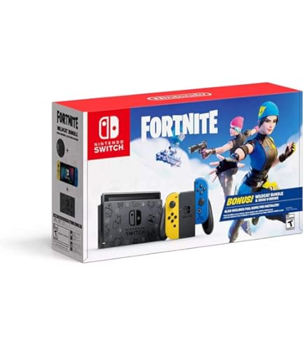 Amazon.com: Nintendo Switch Fort nite Wildcat Edition with Yellow